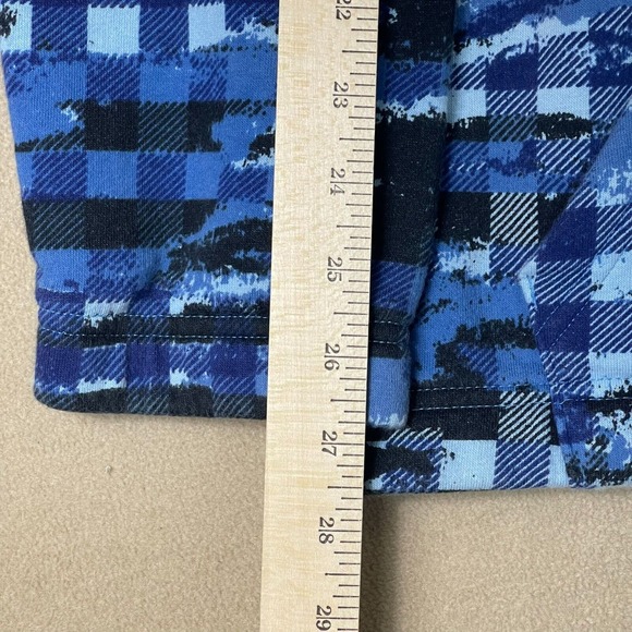 Adidas Hoodie Mens Large Blue Digital Camo Sweatshirt Primegreen Pullover Adult - Picture 6 of 13